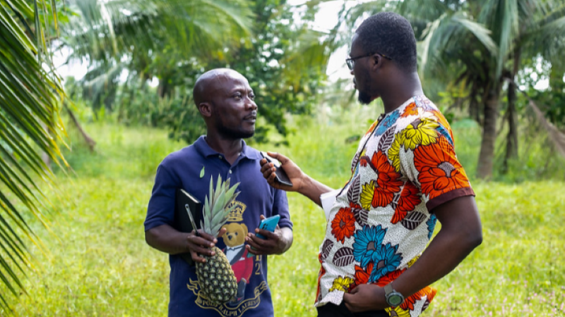 BigData Ghana and other Tech Companies meet Farmers